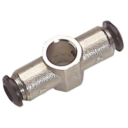 Raccord banjo double Airfit 6-1/4 en laiton nickelé_ref 1822+06+13