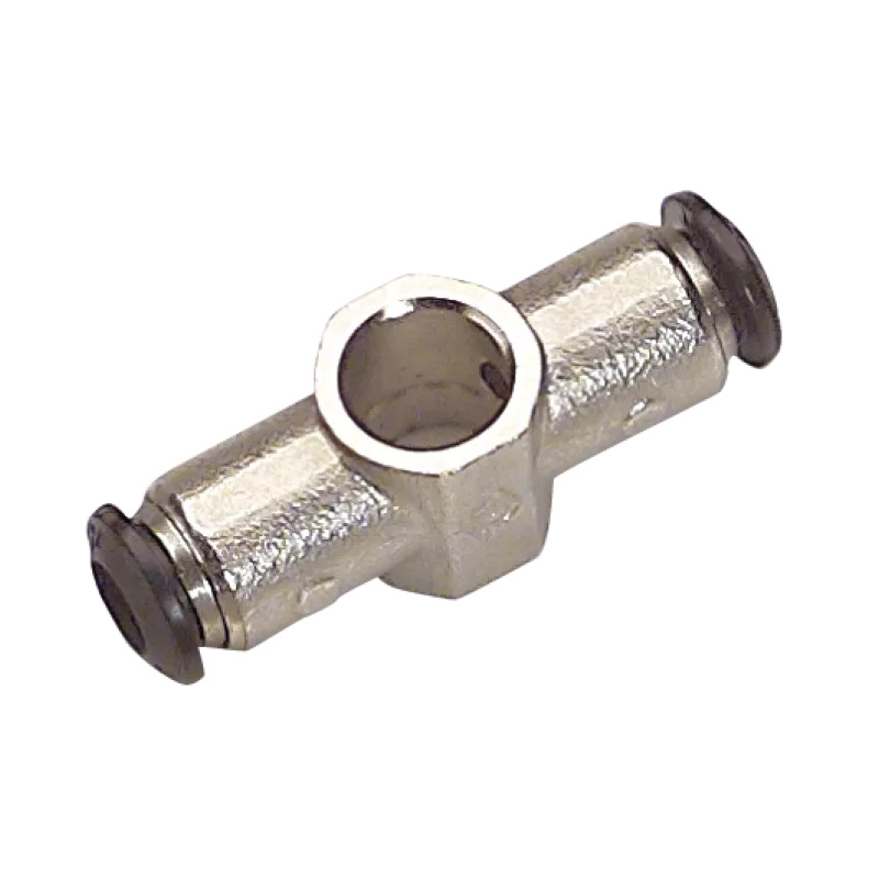Raccord banjo double Airfit 6-1/4 en laiton nickelé_ref 1822+06+13