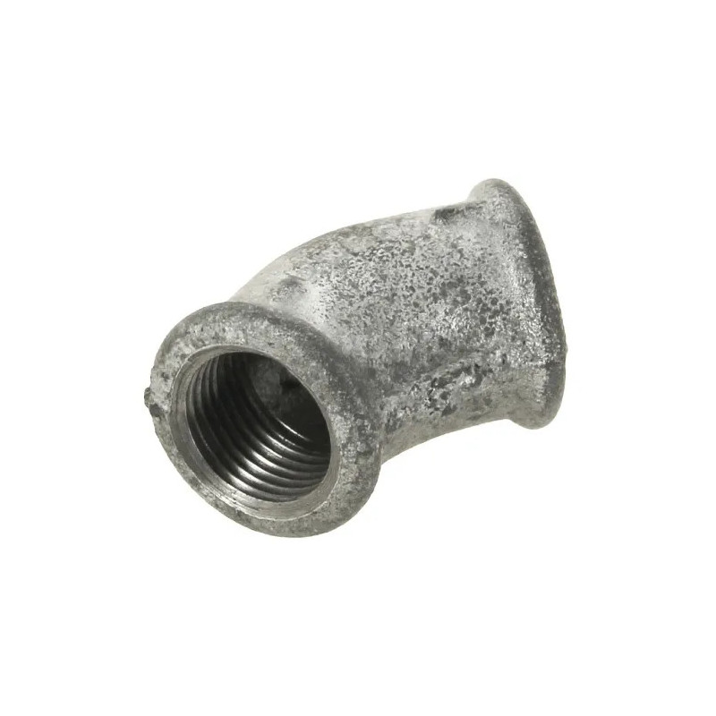 COUDE 45° FEMELLE / FEMELLE 1/2" (15-21) INOX 316