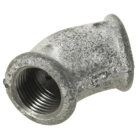 COUDE 45° FEMELLE / FEMELLE 1/2" (15-21) INOX 316