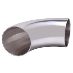 COURBE À SOUDER 90° INOX AISI 316L - EPAISSEUR 2mm/Tube 33,7mm