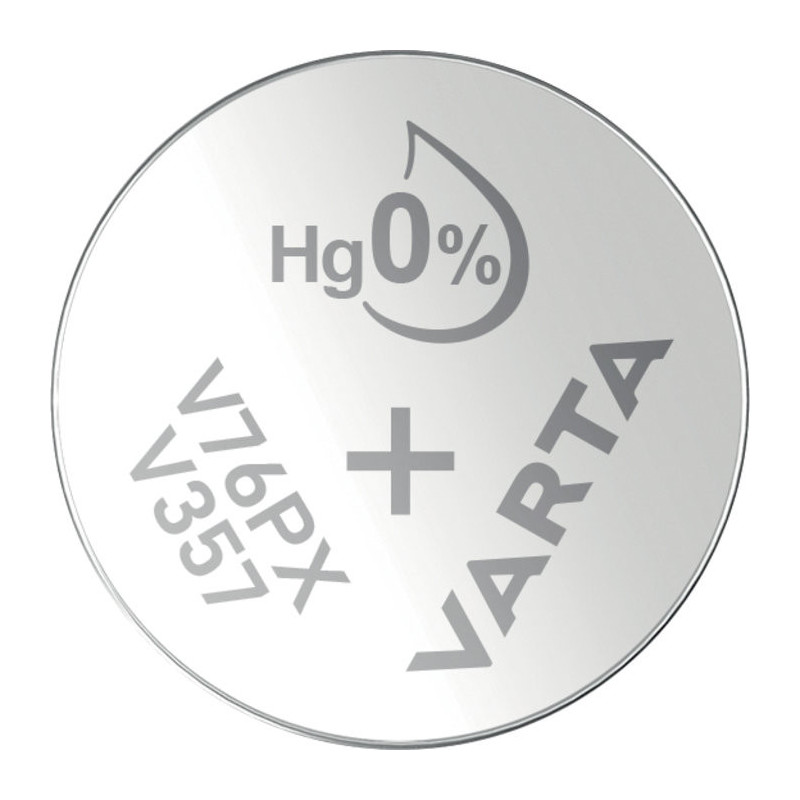 PILE ELECTRONIQUE OXYDE D'ARGENT VARTA SR44 / V76PX