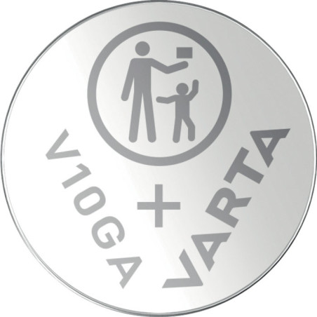 PILE ELECTRONIQUE ALCALINE VARTA LR54 / V10GA