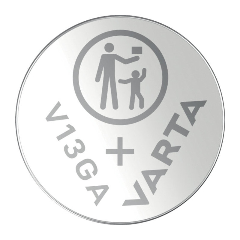 PILE ELECTRONIQUE ALCALINE VARTA LR44/V13GA X 1 - 1,5V