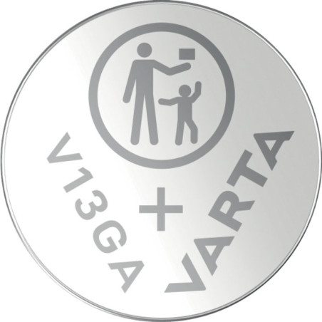 PILE ELECTRONIQUE ALCALINE VARTA LR44/V13GA X 1 - 1,5V