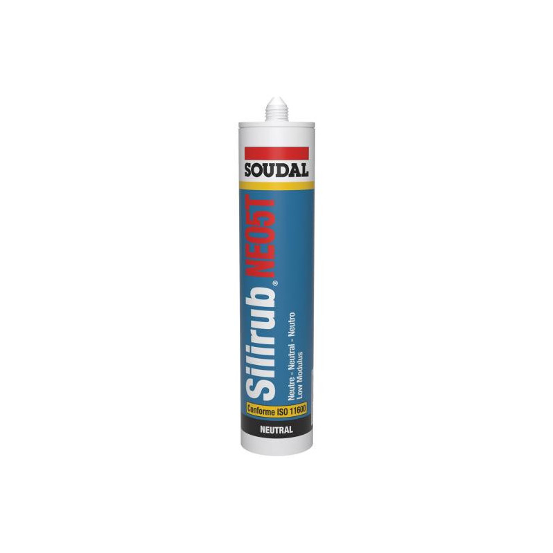 MASTIC SILICONE SILIRUB NEO5T - CARTOUCHE DE 300ML