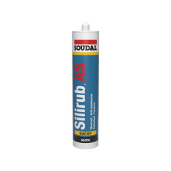 MASTIC SILIRUB AS BLANC BRILLANT - CARTOUCHE DE 300ML