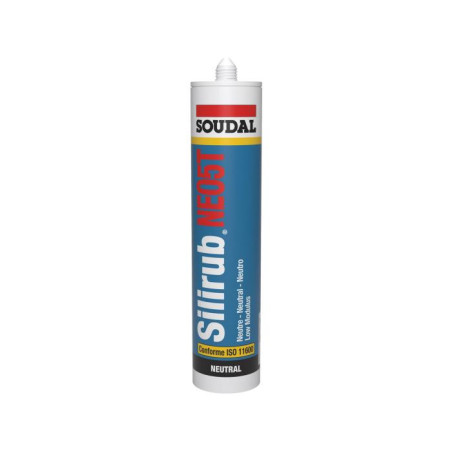 MASTIC SILICONE SILIRUB NEO5T BLANC INTENSE - CARTOUCHE DE 300ML
