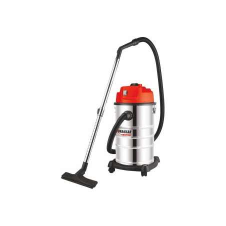 Aspirateur eau et poussières Drakkar 30L cuve inox_ref SOD07436