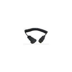 RALLONGE SPIRALÉE 7M AVEC 2 FICHES PLASTIQUE M/F