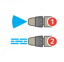 Hozelock_type de pulvérisations