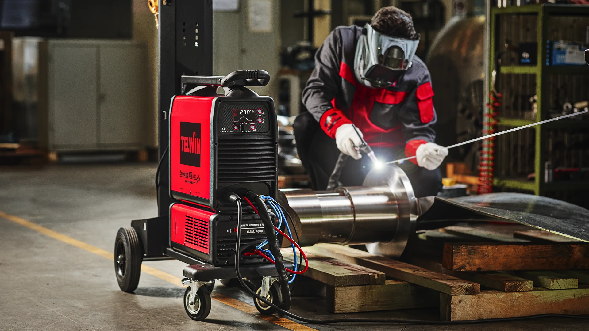 Telwin – Électrodes, fils & prises de soudage pro